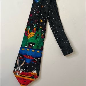 Mens looney tunes vintage tie
